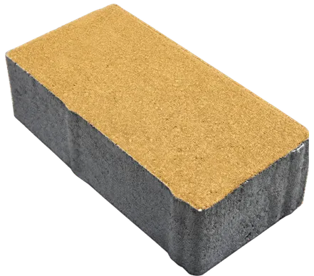 Kostka brukowa Prostokąt 6x10x20cm cement biały bez fazy Żółty Polbruk