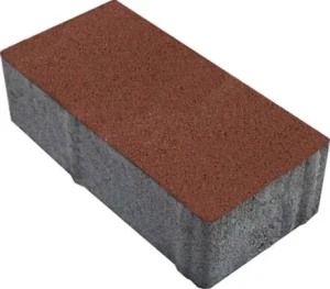 Kostka brukowa Prostokąt 6x10x20cm bez fazy Czerwony Polbruk