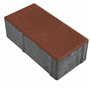 Kostka brukowa Prostokąt 8x10x20cm mini faza Czerwony Polbruk