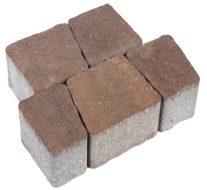 Kostka brukowa Carmino 6cm bez fazy Hawaii brązowo-pomarańczowy Polbruk