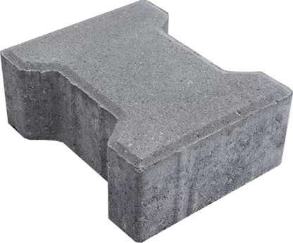 Kostka brukowa Tetka 6x16x20cm nasiąkliwość 5% Szary Polbruk