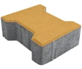 Kostka brukowa Tetka 8x16x20cm cement biały Żółty Polbruk