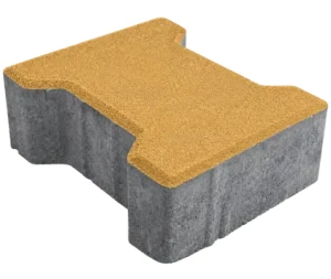 Kostka brukowa Tetka 8x16x20cm cement biały Żółty Polbruk