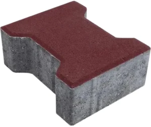 Kostka brukowa Tetka 8x16x20cm nasiąkliwość 5% Czerwony Polbruk