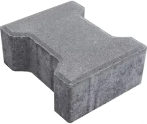 Kostka brukowa Tetka 8x16x20cm nasiąkliwość 5% Szary Polbruk
