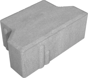 Kostka brukowa Tetka 6x16x10cm połówki Szary Polbruk