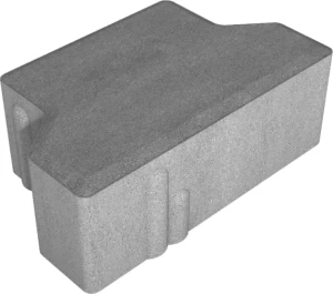Kostka brukowa Tetka 6x16x10cm połówki Grafitowy Polbruk