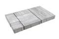 Kostka brukowa Toledo 6cm cement biały Adular biało-stalowy Polbruk