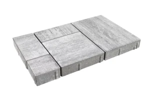 Kostka brukowa Toledo 6cm cement biały Adular biało-stalowy Polbruk