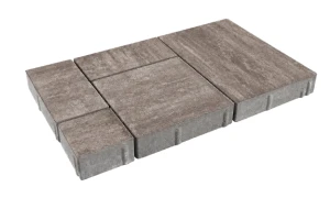 Kostka brukowa Toledo 6cm cement biały Cortado brązowo-biały Polbruk