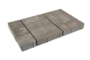 Kostka brukowa Toledo 6cm cement biały Taupe mokka-stalowo-biały Polbruk
