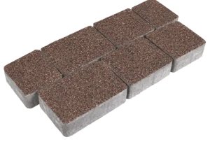 Kostka brukowa Trento 6x13,9cm płukany Brązowy Polbruk