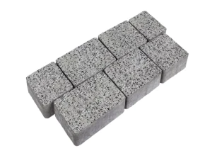 Kostka brukowa Trento 6x13,9cm cement biały płukany Szary Polbruk