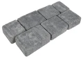 a brukowa Trento 6x13,9cm cement biały postarzany Nerino II biało-grafitowy Polbruk