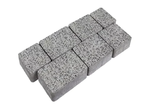 Kostka brukowa Trento 8x13,9cm cement biały płukany Szary Polbruk