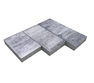 Kostka brukowa Triada 6cm cement biały Adular biało-stalowy Polbruk