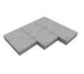 Kostka brukowa Triada 6cm cement biały płukany Szary Polbruk
