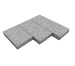 Kostka brukowa Triada 6cm cement biały płukany Szary Polbruk