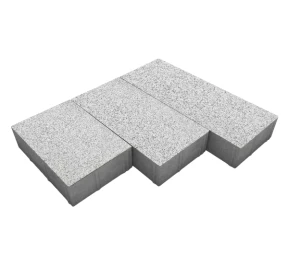 Kostka brukowa Triada 6cm cement biały płukany Inez Polbruk