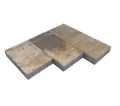 Kostka brukowa Triada 6cm cement biały Boho biało-grafitowo-ochrowy Polbruk