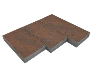 Kostka brukowa Triada 8cm Hawaii brązowo-pomarańczowy Polbruk