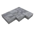Kostka brukowa Triada 8cm cement biały Nerino biało-szaro-czarny Polbruk