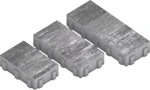 Kostka brukowa Triada 8cm retencja+ cement biały Nerino biało-szaro-czarny Polbruk