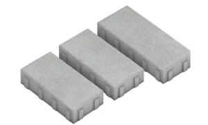 Kostka brukowa Triada 8cm retencja+ Szary Polbruk