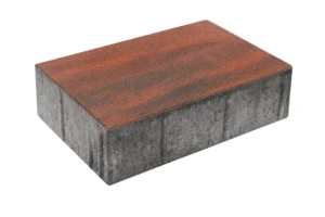 Kostka brukowa Urbanika 8x30x20cm mini faza Korten grafitowo-brązowo-pomarańczowy Polbruk