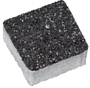 Kostka brukowa Westa 4x9,5x10,5cm płukany Grafitowy Polbruk