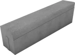 Krawężnik drogowy skośny 20x22/30x100cm ciężki nasiąkliwość 4% klasa U Szary Polbruk
