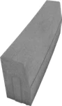 Krawężnik łuk wypukły wewnętrzny 15x30x78cm R=12 Szary Polbruk