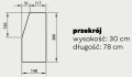 Krawężnik łuk wklęsły zewnętrzny przekrój.webp