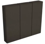 Obrzeże Treo 8x40x50cm gładkie Brązowy Polbruk