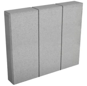 Obrzeże Treo 8x40x50cm cement biały gładkie Biały Polbruk