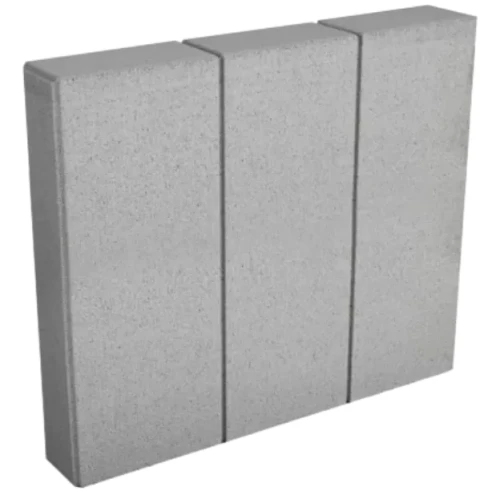 Obrzeże Treo 8x40x50cm cement biały gładkie Biały Polbruk