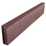 Obrzeże chodnikowe 8x30x100cm z zamkiem Czerwony Polbruk