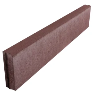 Obrzeże chodnikowe 8x30x100cm z zamkiem Czerwony Polbruk