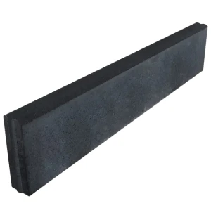 Obrzeże chodnikowe 8x30x100cm z zamkiem Grafitowy Polbruk