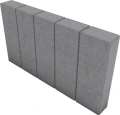 Obrzeże Fem 6x28x50cm gładkie Szary Polbruk