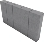 Obrzeże Fem 6x28x50cm gładkie Szary Polbruk