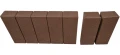 Obrzeże Fem Łuk 6x28x10cm gładkie Brązowy Polbruk