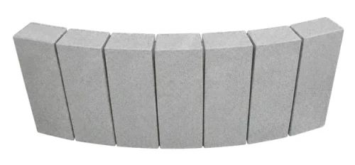 Obrzeże Fem Łuk 6x28x10cm gładkie Szary Polbruk