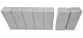 Obrzeże Fem Łuk 6x28x10cm gładkie Szary Polbruk
