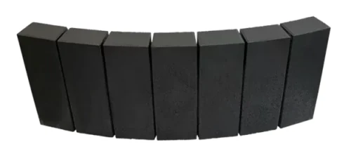 Obrzeże Fem Łuk 6x28x10cm gładkie Grafitowy Polbruk