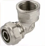 Kolanko PEX 20x3/4" skręcane, z gwintem wewnętrznym