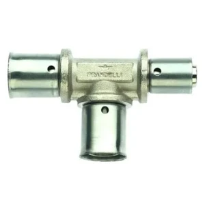 Trójnik PEX 20x20x16mm zaciskowy Prandelli