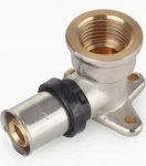 Kolanko PEX 20x1/2" zaciskowe, naścienne