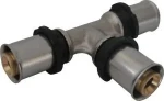 Trójnik PEX 16x16x16mm zaciskowy PEX Plus