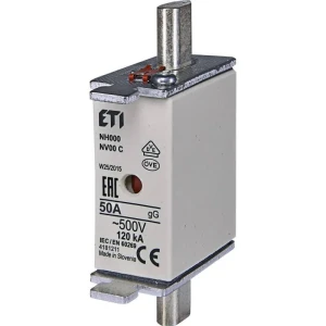 Wkładka topikowa bezpiecznikowa NH000 WT-00C/gG 50A 500V